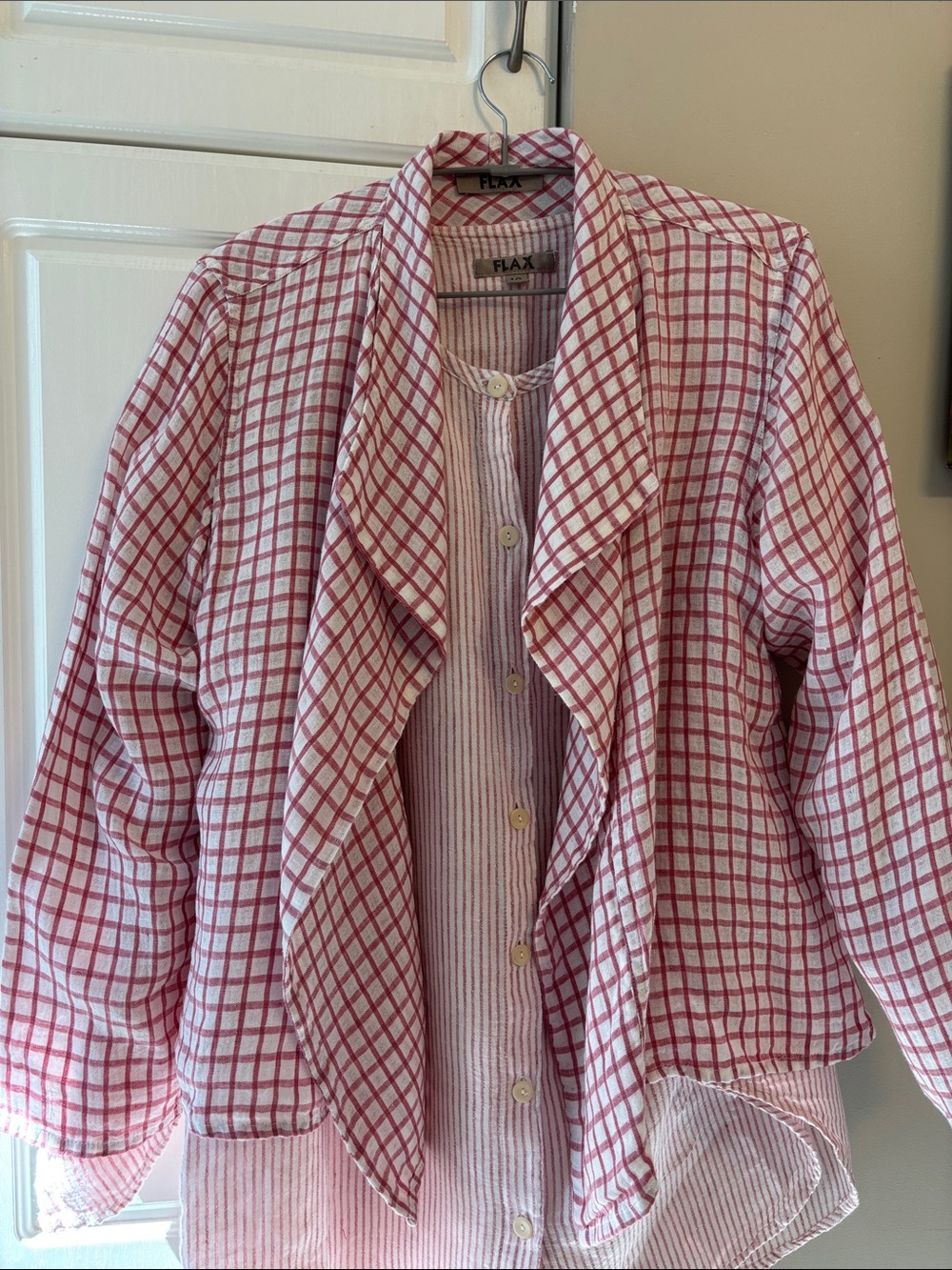 Flax linen open top. M/L